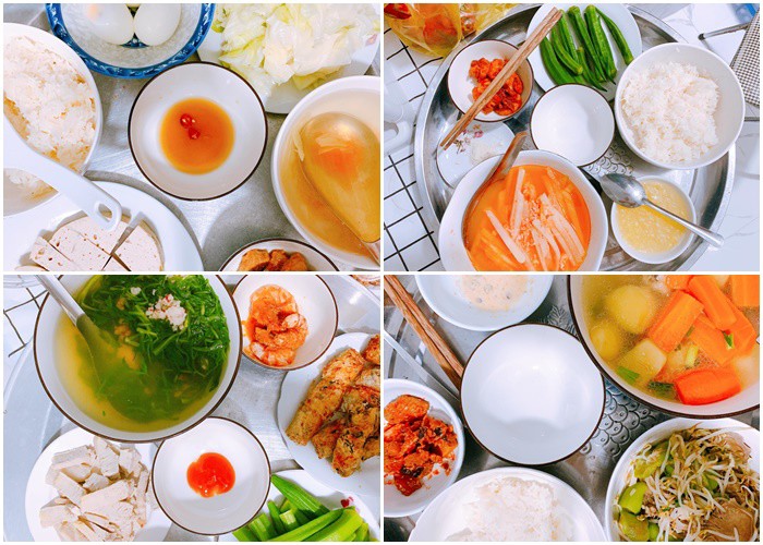 View - Bố chồng "quốc dân” tự tay nấu cơm cữ cho con dâu, mâm cơm giản dị nhưng chan chứa yêu thương