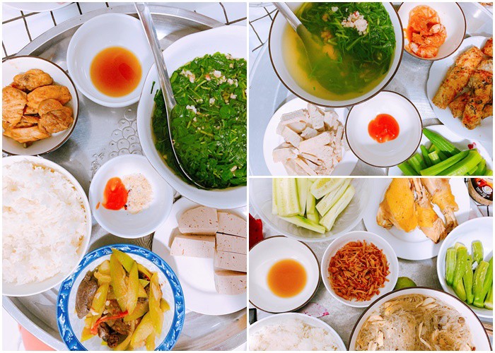 View - Bố chồng "quốc dân” tự tay nấu cơm cữ cho con dâu, mâm cơm giản dị nhưng chan chứa yêu thương