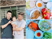 Bà bầu - Bố chồng “quốc dân” tự tay nấu cơm cữ cho con dâu, mâm cơm giản dị nhưng chan chứa yêu thương