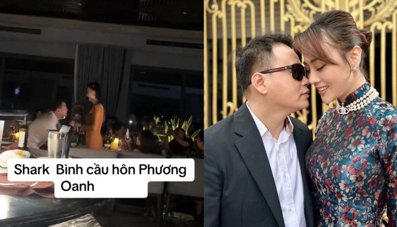Video Shark Bình cầu hôn Phương Oanh đang được lan truyền trên mạng xã hội.