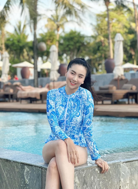 Đầu tư cho sức khỏe lẫn giữ gìn vóc dáng kết hợp với tinh thần thoải mái giúp nữ MC 9X ngày càng thăng hạng nhan sắc hậu kết hôn.