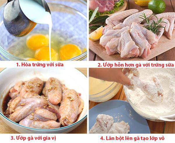 Quy trình ướp gà