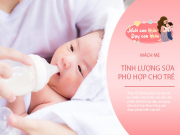 Mách mẹ cách tính lượng sữa vừa đủ cho trẻ sơ sinh ăn ngon, tăng cân nhanh