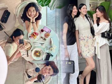 Xuất hiện hội vợ người ta: Mặt hoa da phấn, tay xách túi nặng đô sang chuẩn giới hào môn