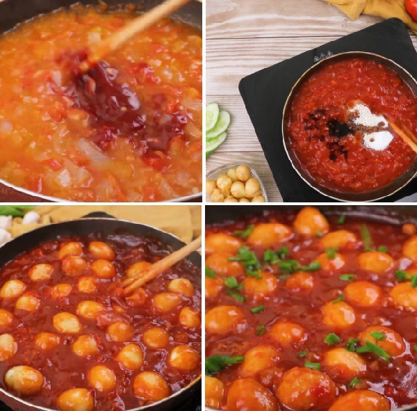 3 cách làm trứng sốt cà chua đơn giản vài phút là có món ngon - 12