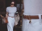 Thời trang - Lý Nhã Kỳ khoe vòng một ý nhị với chiếc áo mỏng như bánh tráng