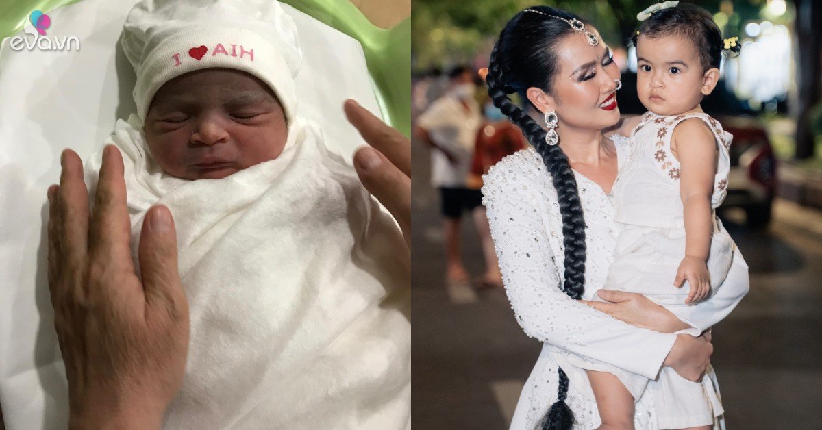 View - Võ Hạ Trâm lần đầu hé lộ ảnh con gái lai Ấn Độ lúc chào đời đen nhẻm giống bố, giờ 2 tuổi trắng trẻo, mặt nét xinh