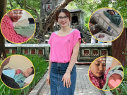 Bà bầu - Cưới xong được đi đâu: Mẹ trẻ 27 tuổi khoe ảnh 4 lần đi đẻ khiến hội chị em vừa buồn cười vừa hoảng hốt