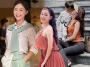 Bà bầu - “Tiểu thư giang hồ” VTV ngoài đời là mẹ đơn thân, bầu bí tăng 26kg mà giờ body “mòn con mắt”