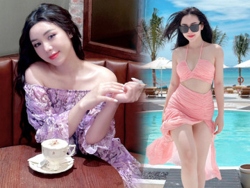 Em gái Quỳnh Búp Bê diện váy ngủ khoe mặt mộc, có trắng nõn như trên Facebook?