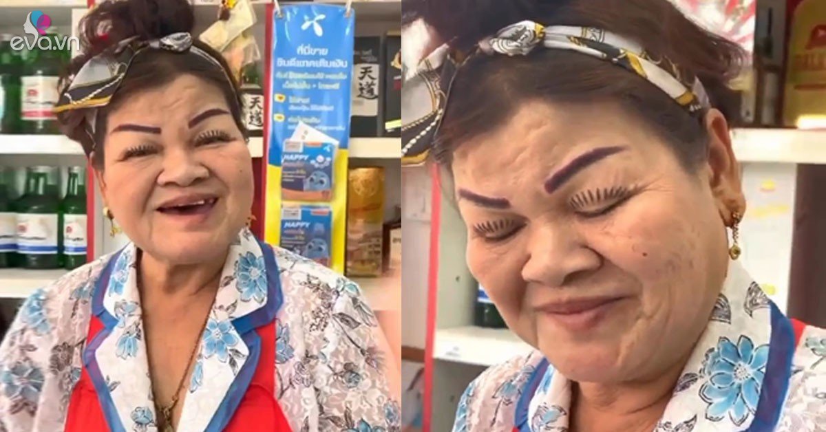 View - U70 bán tạp hóa bình dân, mí sụp da xệ vẫn mê làm đẹp, hàng triệu người vào xem cách vẽ mắt
