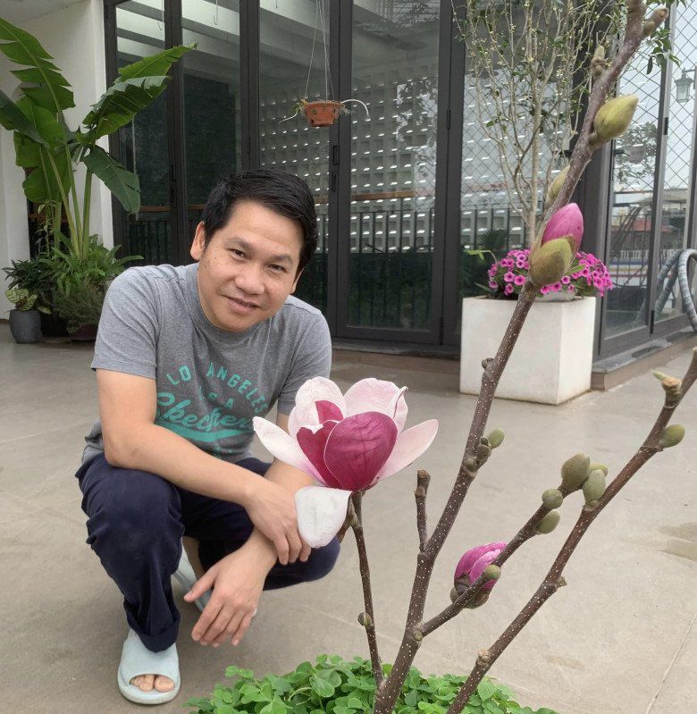 Biệt thự 120m2 ngập tràn hơi thở thiên nhiên của Trọng Tấn ở Hà Nội.