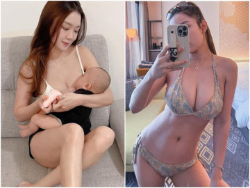 Hotgirl 2 con khoe cảnh cho con bú, 300 nghìn người tranh luận