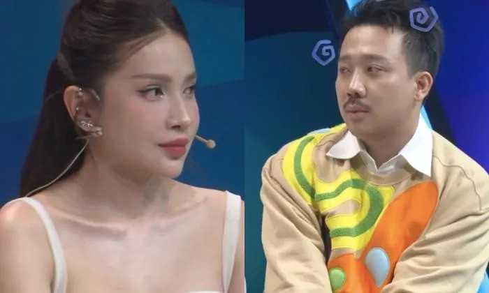 Khả Như ngạc nhiên khi nghe câu chuyện của Trấn Thành