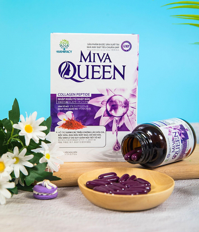 MIVA QUEEN - Hỗ trợ tăng nội tiết tố nữ từ Collagen Nhật Bản - 2