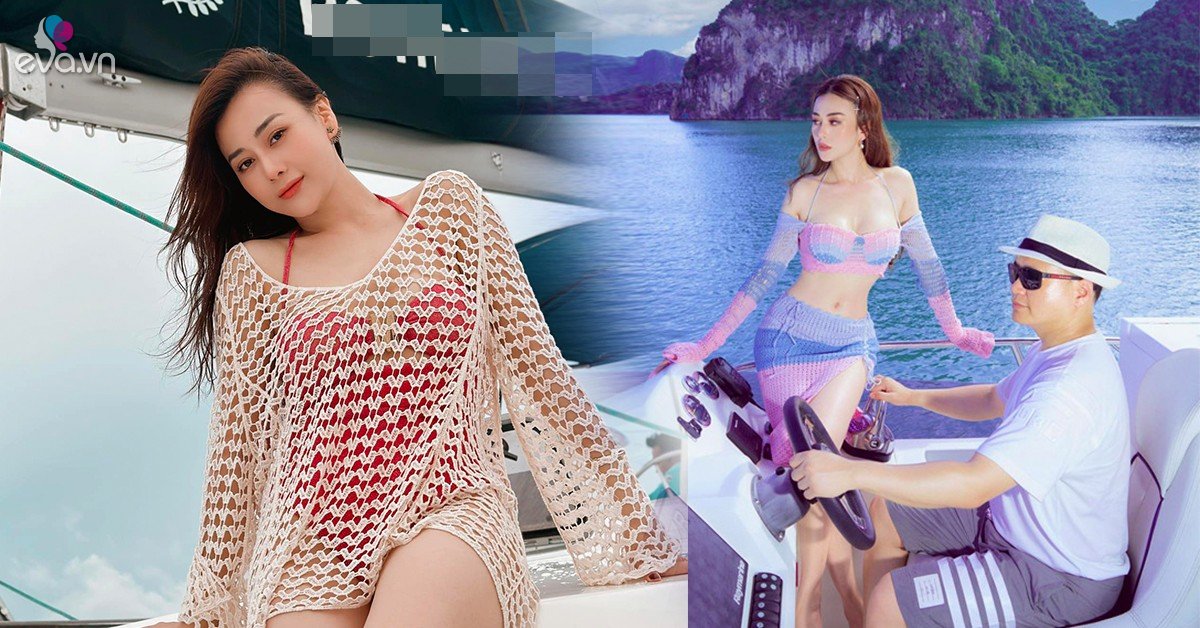 View - Phương Oanh giã từ bikini tí hon chuốt cong 3 vòng, làm vợ Shark Bình thay đổi 180 độ