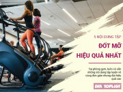 Clip Eva - 5 nội dung luyện tập đơn giản, đốt mỡ hiệu quả nhất, có sẵn trong nhiều phòng gym