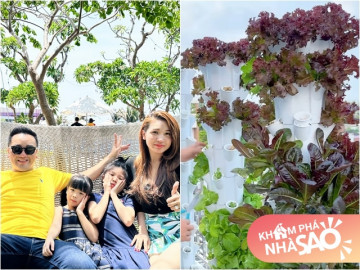 Ca sĩ Gọi đò sống cùng vợ đẹp con xinh trong cơ ngơi 25 tỷ, vườn rau trên sân thượng ăn mãi không hết