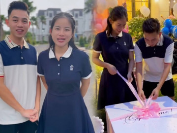 Nhan sắc vú em nhà Đoàn Di Băng nhận mưa lời khen, bầu bí vẫn xinh đẹp, nhanh nhẹn