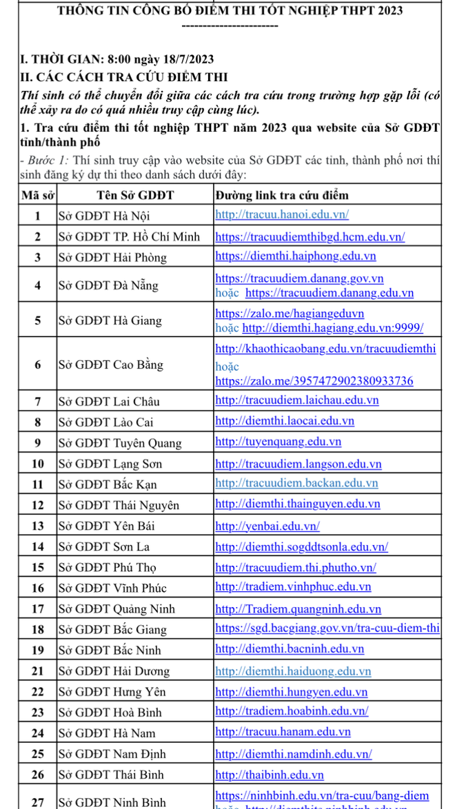 8 giờ sáng mai (18/7) chính thức công bố điểm thi Tốt nghiệp THPT 2023: 3 cách tra cứu điểm thi nhanh nhất - 1