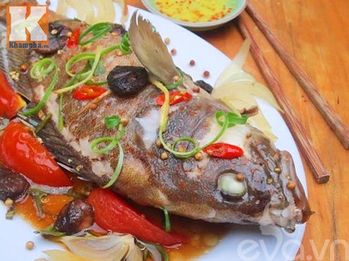 Cá song hấp xì dầu cho bữa ăn sau Tết - 9