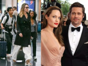 Giải trí - Sau khi chế giễu Brad Pitt, Angelina sành điệu bên con trai Pax Thiên và con gái Zahara