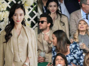 Giải trí - Ngôi sao 24/7: Angelababy lấn át dàn sao Âu Mỹ khi xem trận chung kết đơn nam Wimbledon môn quần vợt