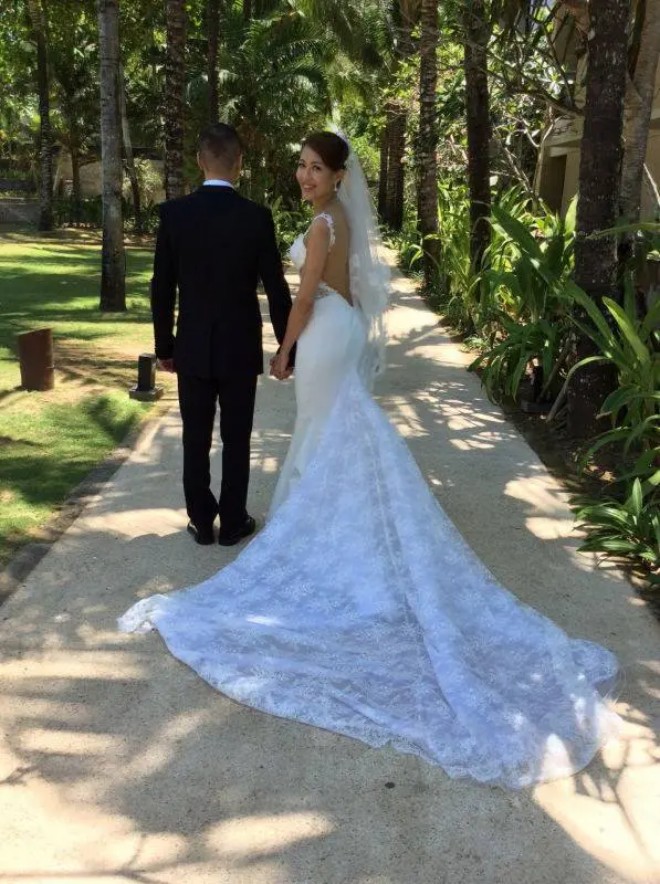 Trần Mẫn Chi từng giấu kín diện mạo chú rể.