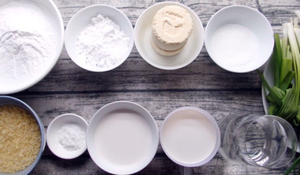 Nguyên liệu làm bánh bèo ngọt