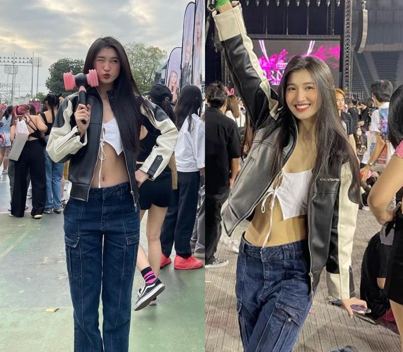 An toàn hơn khi tham gia chơi ở nơi công cộng, nàng nên khoác thêm áo jacket hoặc croptop jacket ở bên ngoài nhằm tránh đụng chạm da thịt.
