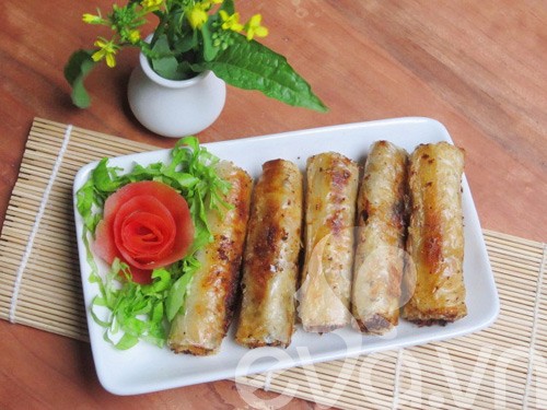 Cuối tuần làm nem rán nhân tôm thịt - 13