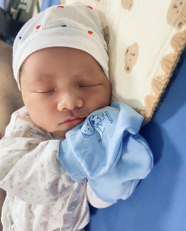 Do sinh thường nên chỉ 1 ngày sau sinh chị My được ra viện. (Ảnh: NVCC)