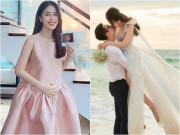 Giải trí - MC VTV xinh như Hoa hậu khoe tin vui, cả dàn sao chúc mừng rầm rộ: Chồng Tiến sĩ vẫn được giấu mặt