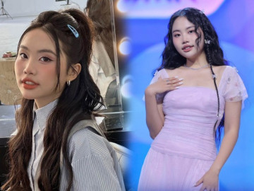 Phương Mỹ Chi lạ hoắc với mặt trang điểm đậm, váy ngắn trên đùi, không còn non nớt như trong Người Ấy Là Ai