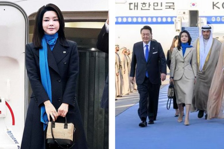 Đệ nhất phu nhân Hàn Quốc đi công tác thay đồ xoành xoạch như diễn thời trang, chị em học theo vừa trẻ vừa sang - 13