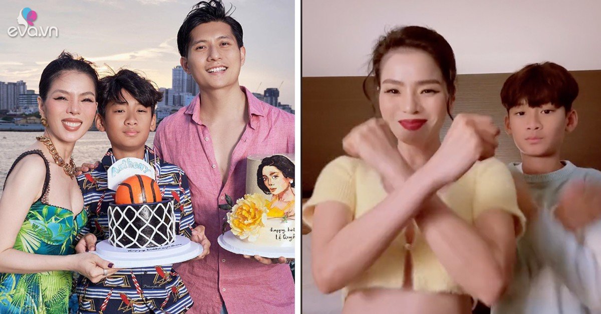 View - Lệ Quyên khoe dáng nuột nà bên con trai giống Lâm Bảo Châu, dân tình nhận xét nhăn nheo hết rồi