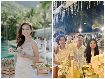 Sao Việt 24h: HH Jennifer Phạm xinh át vía em dâu trong đám cưới, con trai Quang Dũng gây chú ý với đôi mắt buồn