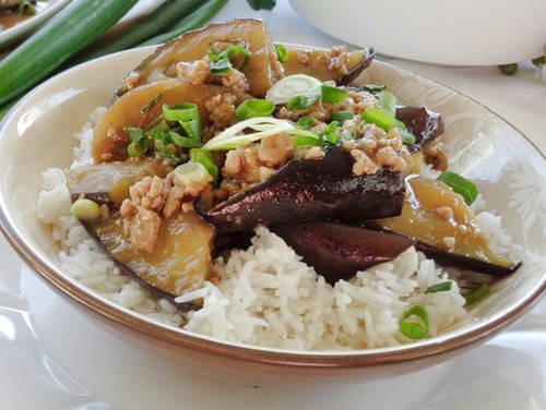 Cà tím xào thịt băm đưa cơm vô cùng - 9