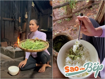 Hoa hậu nghèo nhất Việt Nam về nhà làm món ăn dân dã mà lạ với đậu, thốt lên: Cực tốn cơm!