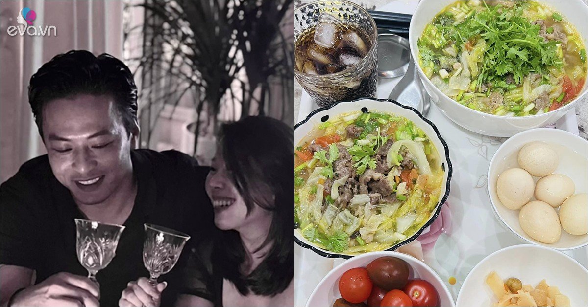 View - Vợ vừa khoe bữa ăn giữa đêm quá phê, Hồng Đăng liền đăng ảnh nhậu cùng nhau tình bể bình