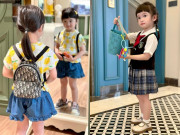 Làm mẹ - Con gái Đoàn Di Băng 3 tuổi đi mẫu giáo xách túi Dior 50 triệu, nhìn thứ bên trong còn bất ngờ hơn