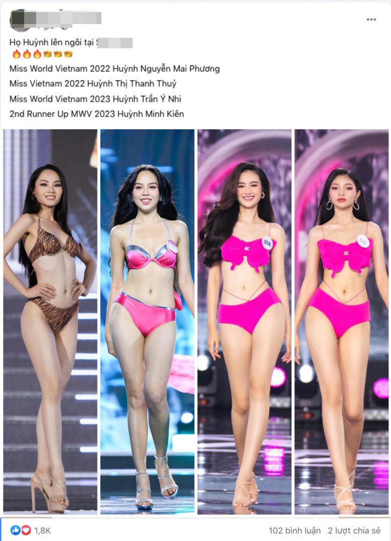 View - Họ Huỳnh liên tục đứng đầu các cuộc thi Hoa hậu, Thanh Thuỷ đẹp vẫn chỉ xếp sau Ý Nhi