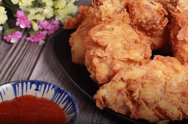 Gà rán KFC cách làm tại nhà.