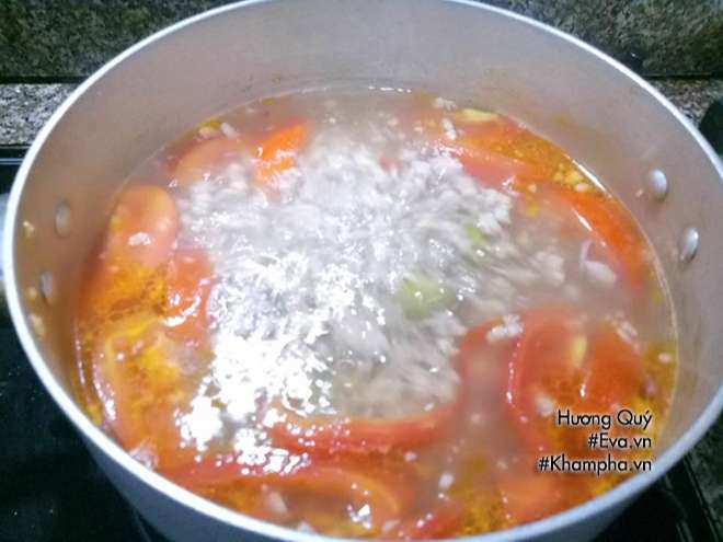 Canh sấu thịt băm rau rút đơn giản mà đưa cơm - 4