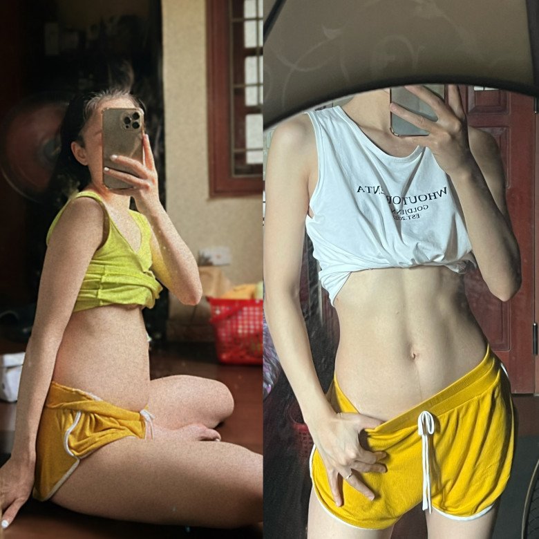 View - Mẹ bỉm từng trầm cảm vì cơ thể bèo nhèo, giờ giảm 17kg về dáng như thiếu nữ nhờ cho con bú