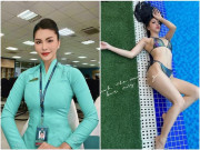 Làm mẹ - Tiếp viên hàng không đẹp top đầu Việt Nam 3 năm ly hôn làm mẹ đơn thân bốc lửa