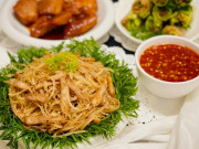 Bếp Eva - 9X gợi ý cách làm món bì thịt khìa trộn thính cực ngon, ông xã nhậu thử mê luôn