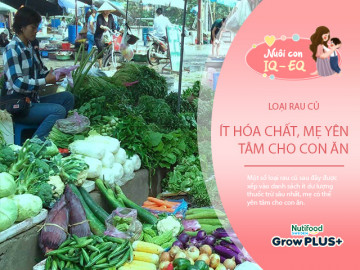 10 loại rau củ ít bị phun thuốc trừ sâu nhất, mẹ an tâm mua cho con ăn dặm