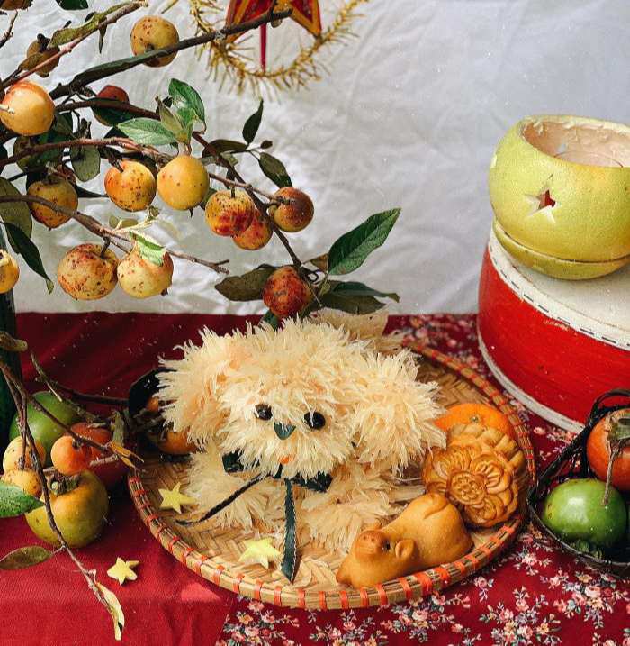 Cách làm chó bưởi đơn giản mà đẹp mắt cho bé đón Trung thu - 2