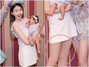 Yêu con - Nữ diễn viên trẻ đình đám bị chỉ trích cách bế con sơ sinh, phần thân dưới lại khiến ai cũng trầm trồ